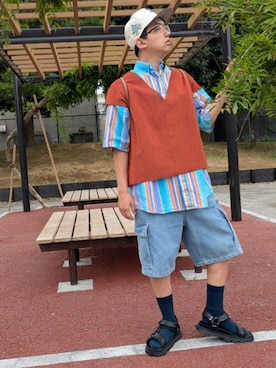 「MICHAEL KORS（マイケルコース）のアイテム」を使った、wさん（メンズ・170cm）の春コーディネート