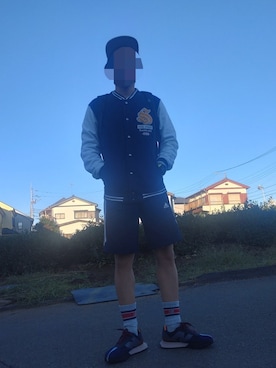 「アイテム（ソックス/靴下）」を使った、wさん（メンズ・170cm・20代）の秋コーディネート