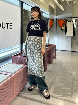 「LAROUTE（ラルート）のアイテム」を使った、奈津実さん（レディース・155cm）の秋コーディネート