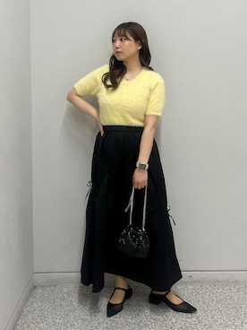 「FREE'S MART（フリーズマート）のアイテム（パンプス）」を使った、yuriさん（レディース・152cm）の春コーディネート