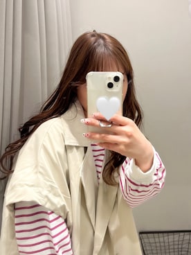 「FREE'S MART（フリーズマート）のアイテム（トレンチコート）」を使った、yuriさん（レディース・151cm）の冬コーディネート
