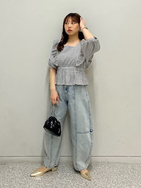 「FREE'S MART（フリーズマート）のアイテム（パンプス）」を使った、yuriさん（レディース・152cm）の春コーディネート