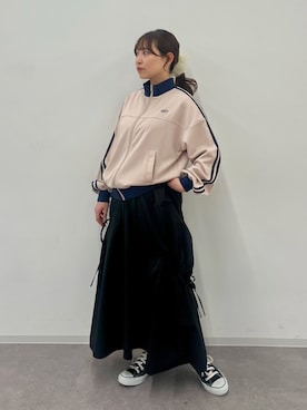 「FREE'S MART（フリーズマート）のアイテム（ブルゾン）」を使った、yuriさん（レディース・152cm）の冬コーディネート