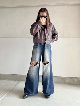 「秋コーデ」｜「GRL（グレイル）のアイテム（キャミソール）」を使った、skmtmloさん（レディース・159cm）の秋コーディネート