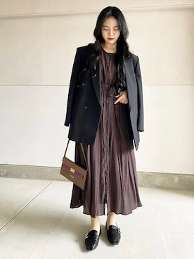 skmtmloさん（レディース・159cm）の冬コーディネート