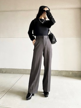 skmtmloさん（レディース・159cm）の冬コーディネート