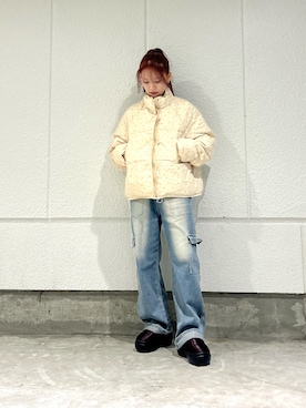 「LAC-VERT（ラック・ヴェール）のアイテム」を使った、skmtmloさん（レディース・159cm）の冬コーディネート