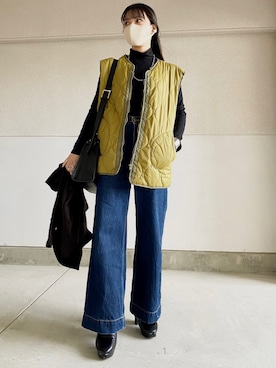「Kenneth Cole（ケネスコール）のアイテム（ジャケット/アウター）」を使った、skmtmloさん（レディース・159cm）の冬コーディネート