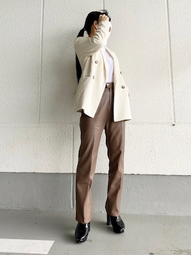 skmtmloさん（レディース・159cm）の冬コーディネート