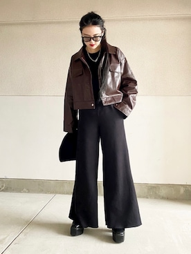 skmtmloさん（レディース・159cm）の冬コーディネート