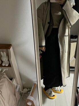 「natural couture（ナチュラルクチュール）のアイテム（その他アウター）」を使った、ぴょんぴょょさん（レディース・154cm）の秋コーディネート