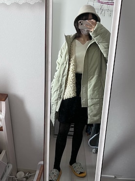 「PEACH JOHN（ピーチジョン）のアイテム」を使った、ぴょんぴょょさん（レディース・154cm）の冬コーディネート