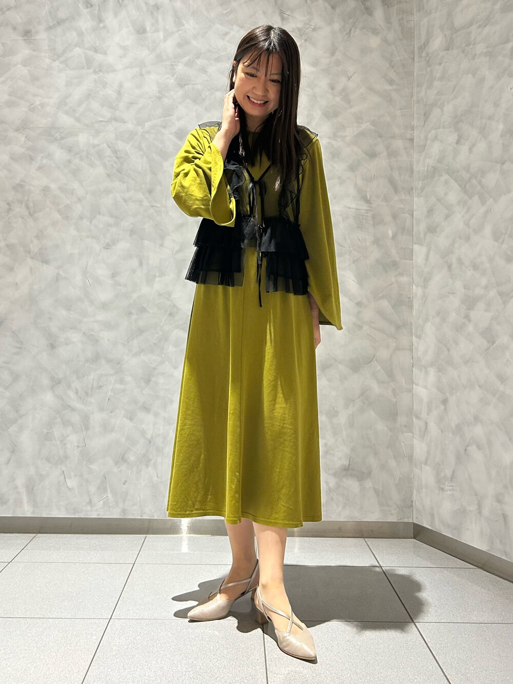 チュールフリルベスト/106354を使ったショップスタッフの人気