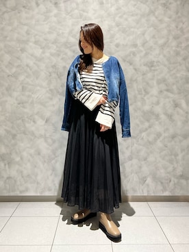 「coca（coca）（コカ）のアイテム」を使った、HIMIKO　有楽町マルイ店さん（レディース・160cm）の秋コーディネート