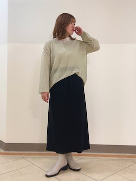 「HIMIKO（ヒミコ）のアイテム」を使った、HIMIKO 大丸 京都店さん（レディース・153cm）の秋コーディネート