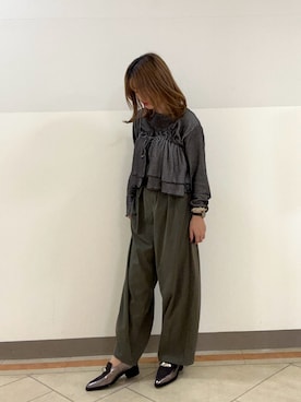 「HIMIKO（ヒミコ）のアイテム」を使った、HIMIKO 大丸 京都店さん（レディース・153cm）の秋コーディネート