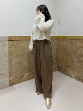 「ゴールド」｜HIMIKO 大丸 京都店さん（レディース・153cm）の春コーディネート