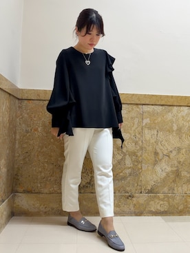 「HIMIKO（ヒミコ）のアイテム」を使った、HIMIKO 大丸 京都店さん（レディース・153cm）の冬コーディネート