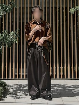 「アイテム（その他シューズ）」を使った、恂さん（メンズ・184cm）の夏コーディネート