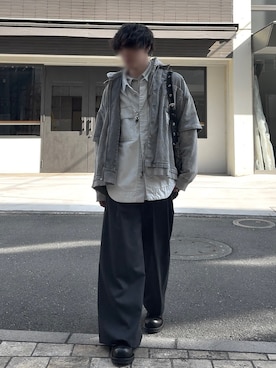 「Maison MIHARA YASUHIRO（メゾンミハラヤスヒロ）のアイテム」を使った、恂さん（メンズ・184cm）の春コーディネート