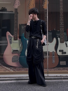 「seyto（セイト）のアイテム」を使った、恂さん（メンズ・184cm）の春コーディネート