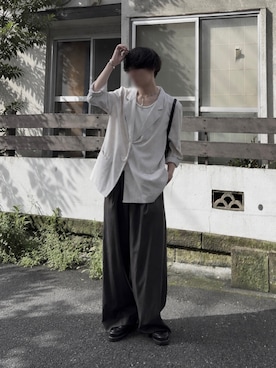 「Paraboot（パラブーツ）のアイテム」を使った、恂さん（メンズ・184cm）の秋コーディネート