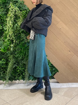 「COLONY 2139（コロニートゥーワンスリーナイン）のアイテム（その他アウター）」を使った、rinaさん（レディース・165cm）の冬コーディネート