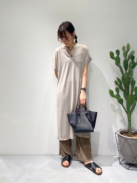 「COLONY2139」｜「アイテム（ワンピース/ドレス）」を使った、rinaさん（レディース・165cm）の夏コーディネート