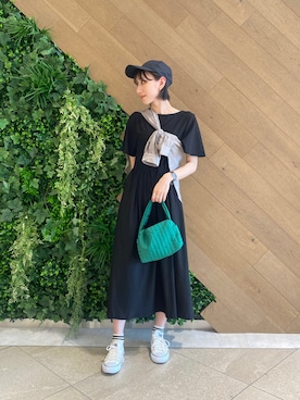 「COLONY2139」｜「アイテム（ワンピース/ドレス）」を使った、rinaさん（レディース・166cm）の夏コーディネート