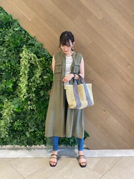 「COLONY2139」｜「アイテム（ワンピース/ドレス）」を使った、rinaさん（レディース・165cm）の夏コーディネート