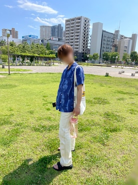 「IKEA（イケア）のアイテム」を使った、0613anjyutoさん（メンズ・172cm）の夏コーディネート