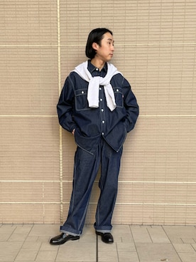 「BIG MAC（ビッグマック）のアイテム」を使った、kyouji takedaさん（メンズ・168cm）の冬コーディネート