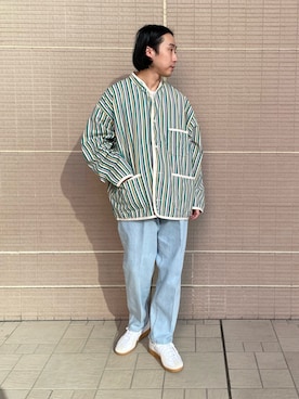 「ARMY TWILL（アーミーツイル）のアイテム（シャツ/ブラウス）」を使った、kyouji takedaさん（メンズ・168cm）の冬コーディネート