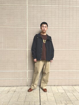 「URBAN RESEARCH Sonny Label（アーバンリサーチサニーレーベル）のアイテム（マウンテンパーカー）」を使った、kyouji takedaさん（メンズ・168cm）の秋コーディネート