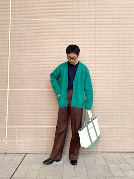 「URBAN RESEARCH Sonny Label（アーバンリサーチサニーレーベル）のアイテム（バッグ）」を使った、kyouji takedaさん（メンズ・168cm）の秋コーディネート