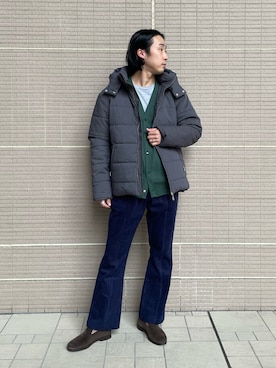 「URBAN RESEARCH Sonny Label（アーバンリサーチサニーレーベル）のアイテム（ダウンジャケット/コート）」を使った、kyouji takedaさん（メンズ・168cm）の冬コーディネート