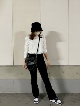 「MARC JACOBS（マークジェイコブス）のアイテム（アクセサリー）」を使った、Kurumiさん（レディース・150cm）の秋コーディネート