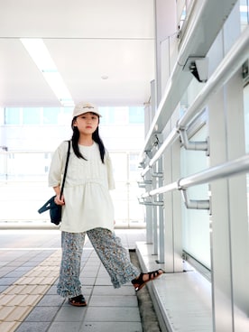 「アイテム（ワンピース）」を使った、yuuuukimiさん（キッズ・125cm）の秋コーディネート