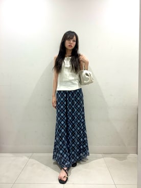 「センスオブプレイス」｜yutsukiさん（レディース・154cm）の夏コーディネート