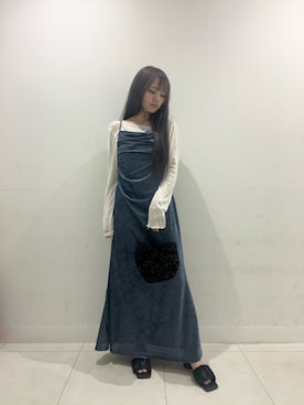 「SENSE OF PLACE by URBAN RESEARCH（センスオブプレイスバイアーバンリサーチ）のアイテム（サンダル）」を使った、yutsuki1008さん（レディース・154cm）の秋コーディネート