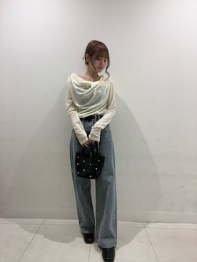 「アイテム（その他トップス）」を使った、yutsuki1008さん（レディース・154cm）の冬コーディネート