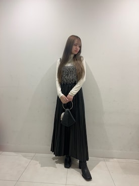 「SENSE OF PLACE by URBAN RESEARCH（センスオブプレイスバイアーバンリサーチ）のアイテム（Tシャツ/カットソー）」を使った、yutsuki1008さん（レディース・154cm）の秋コーディネート