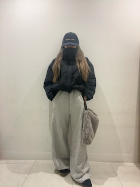 「SENSEOFPLACE」｜「アイテム（帽子）」を使った、yutsuki1008さん（レディース・154cm）の秋コーディネート