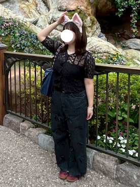 「junoah（ジュノア）のアイテム」を使った、ユカさん（レディース・155cm）の夏コーディネート