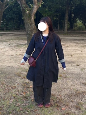 「アイテム（その他アウター）」を使った、ユカさん（レディース・155cm）の秋コーディネート
