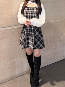 「NOMAE（ノーマエ）のアイテム」を使った、NOMAEさん（レディース・155cm）の冬コーディネート