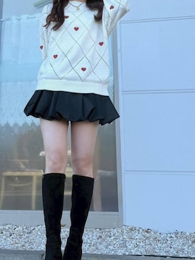 「NOMAE（ノーマエ）のアイテム」を使った、NOMAEさん（レディース・157cm）の冬コーディネート