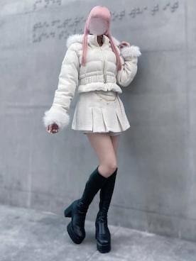 「NOMAE（ノーマエ）のアイテム」を使った、NOMAEさん（レディース・158cm）の冬コーディネート