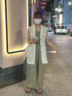 「Coming soon…」｜hamamoto hiyoriさん（レディース・156cm）の夏コーディネート