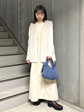 「Coming soon…」｜「アイテム（ブーツ）」を使った、hamamoto hiyoriさん（レディース・156cm）の秋コーディネート